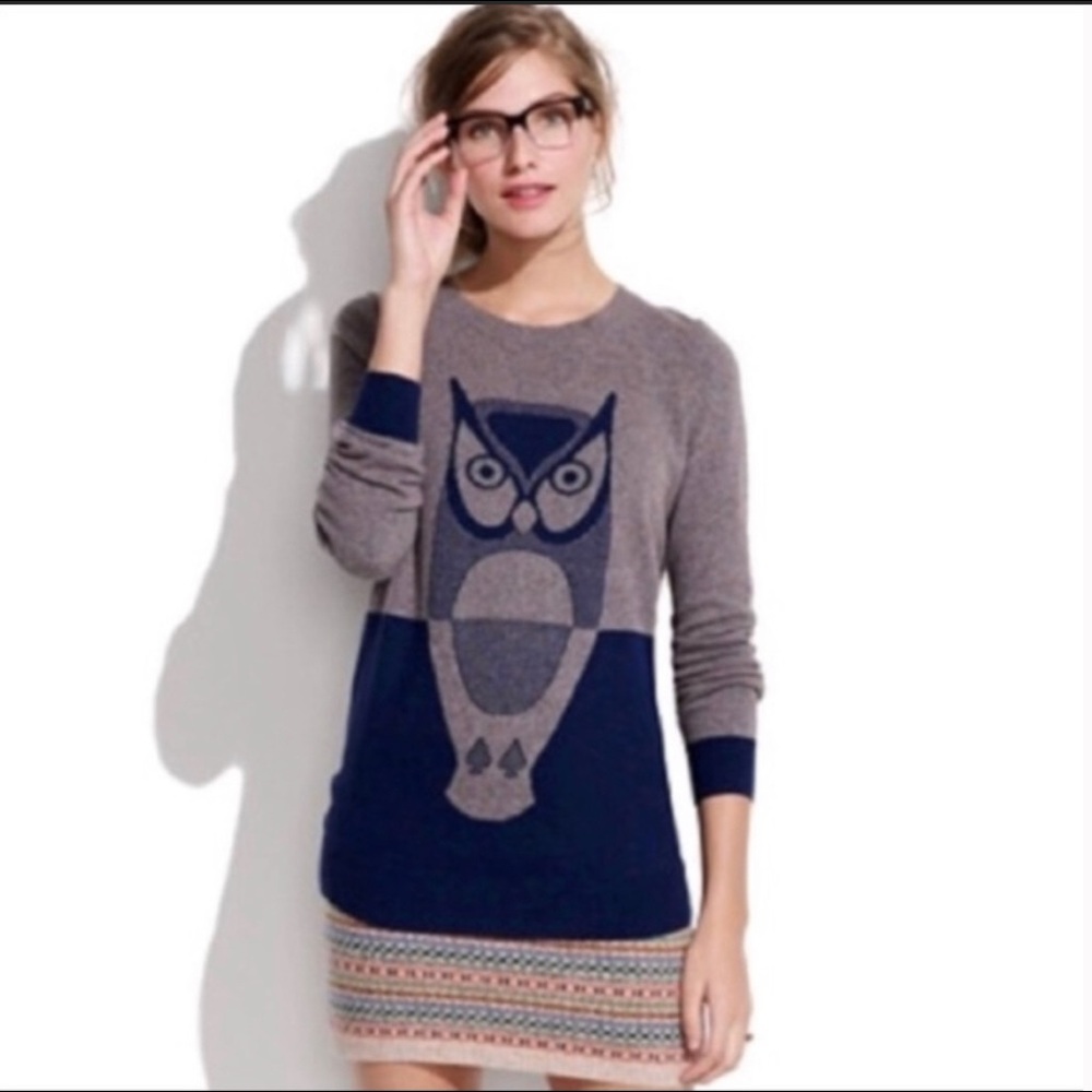 Madewell Wallace Owl Sweater